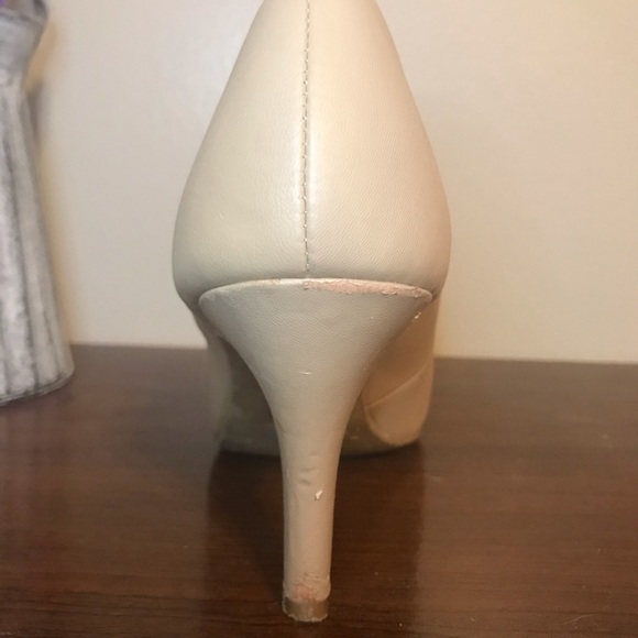 Nude Open Toe Heels - Picture 4 of 4